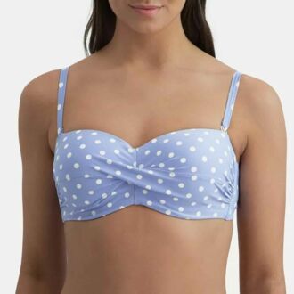 Cyell Swim Just Dot voorgevormde strapless beugel bikinitop (C-E)