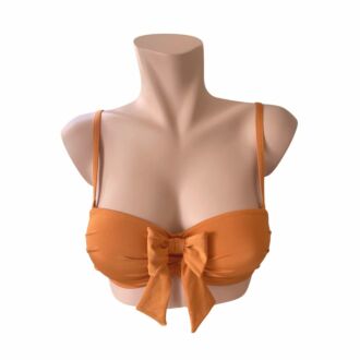Cyell Swim Shiny Bronze strapless bikinitop (B-F)