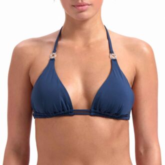 Beachlife NAVY triangel bikini top (D)