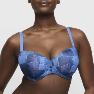 Prima Donna Twist MANAU Twill Blue voorgevormde balconnet bh (D-E)