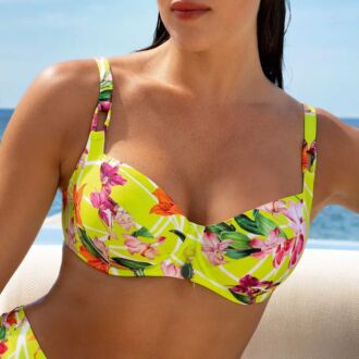 Lise Charmel Swim FLEURS SPLENDEUR Splendeur Lime beugel bikinitop (D-F)