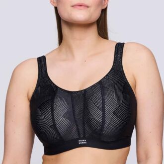 Prima Donna Sport THE GAME Zwart sportbh met beugel (C-H)