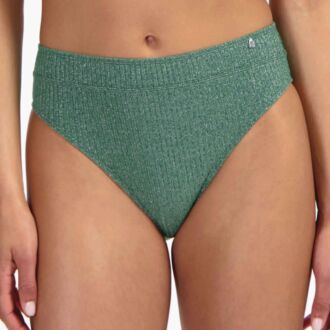 Beachlife GREEN GLITTER bikini tailleslip