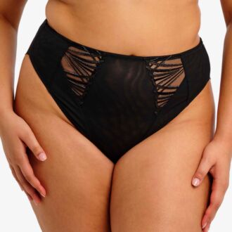 Elomi REJA Black midi slip