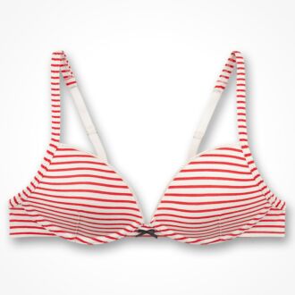 Sanetta Happy Girls rood gestreepte bh zonder beugels (AA-B)