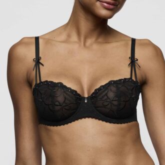 Marie Jo NOOVA Zwart balconette bh met verticale naad (C-D)