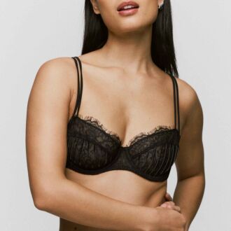Andres Sarda CHAIKA Black balconnet bh (C-D)