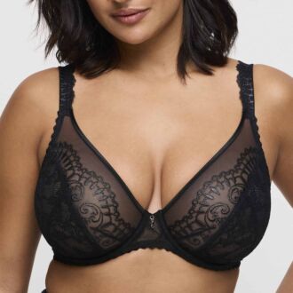Prima Donna SHIMLA Black plunge bh (D-F)