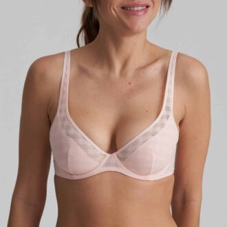 Marie Jo JEREME plunge bh met halve mousse cups (A-F) in Glossy Pink