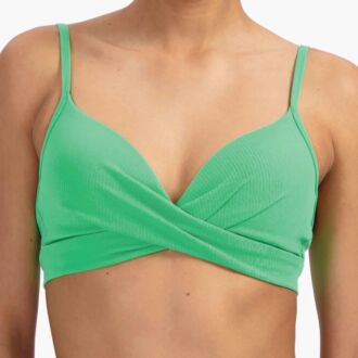 Beachlife SPRING GREEN voorgevormde twist bikinitop (B-E)