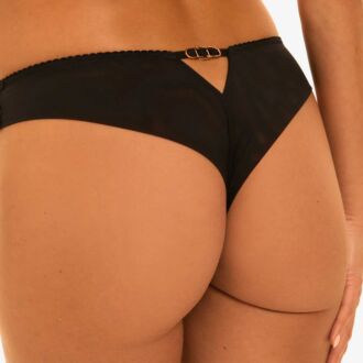 Simone Pérèle IDOLE Zwart string