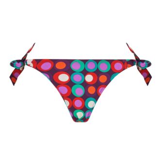 Antigel LA POIS DISCO Pois Hippie bikini minislip met strikjes