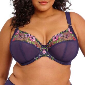 Elomi HIMARI Midnight beugel bh met diep decolleté (F-GG)