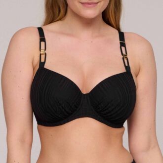 Prima Donna Swim KIRUNA Zwart volle cup beugel bikini top (D-G)