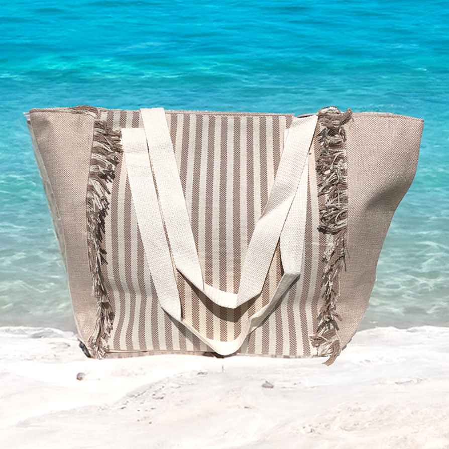Badmodedagen gratis strandtas zandkleur