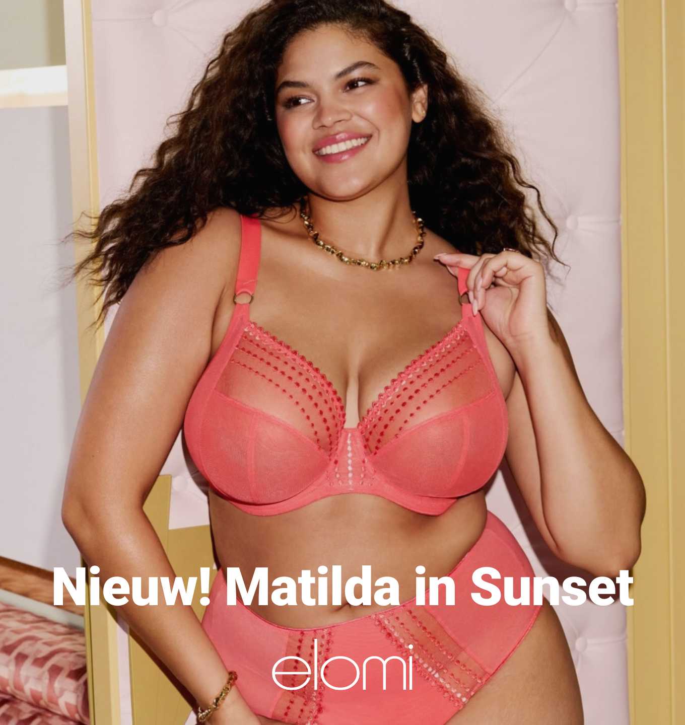 Nieuw: Elomi MATILDA bh in Sunset oranje