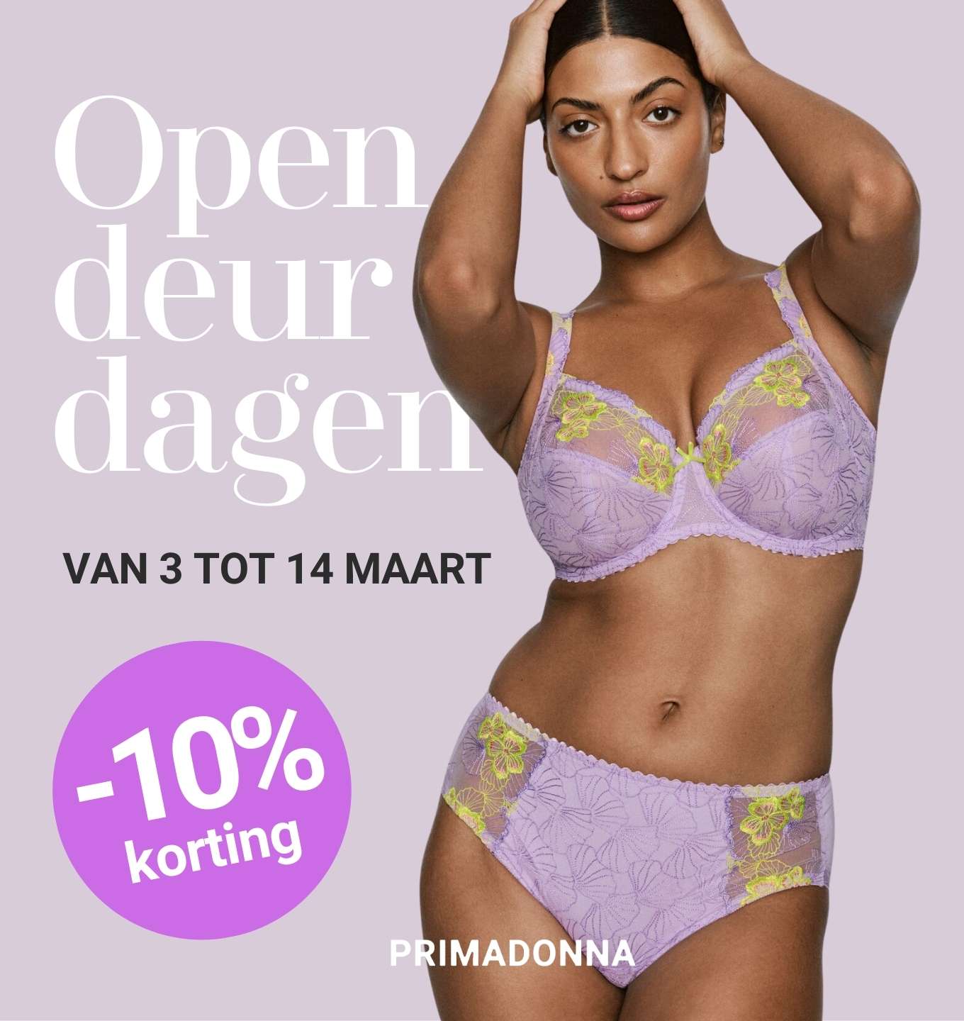 -10% korting tijdens de opendeurdagen van 3 tot 14 maart
