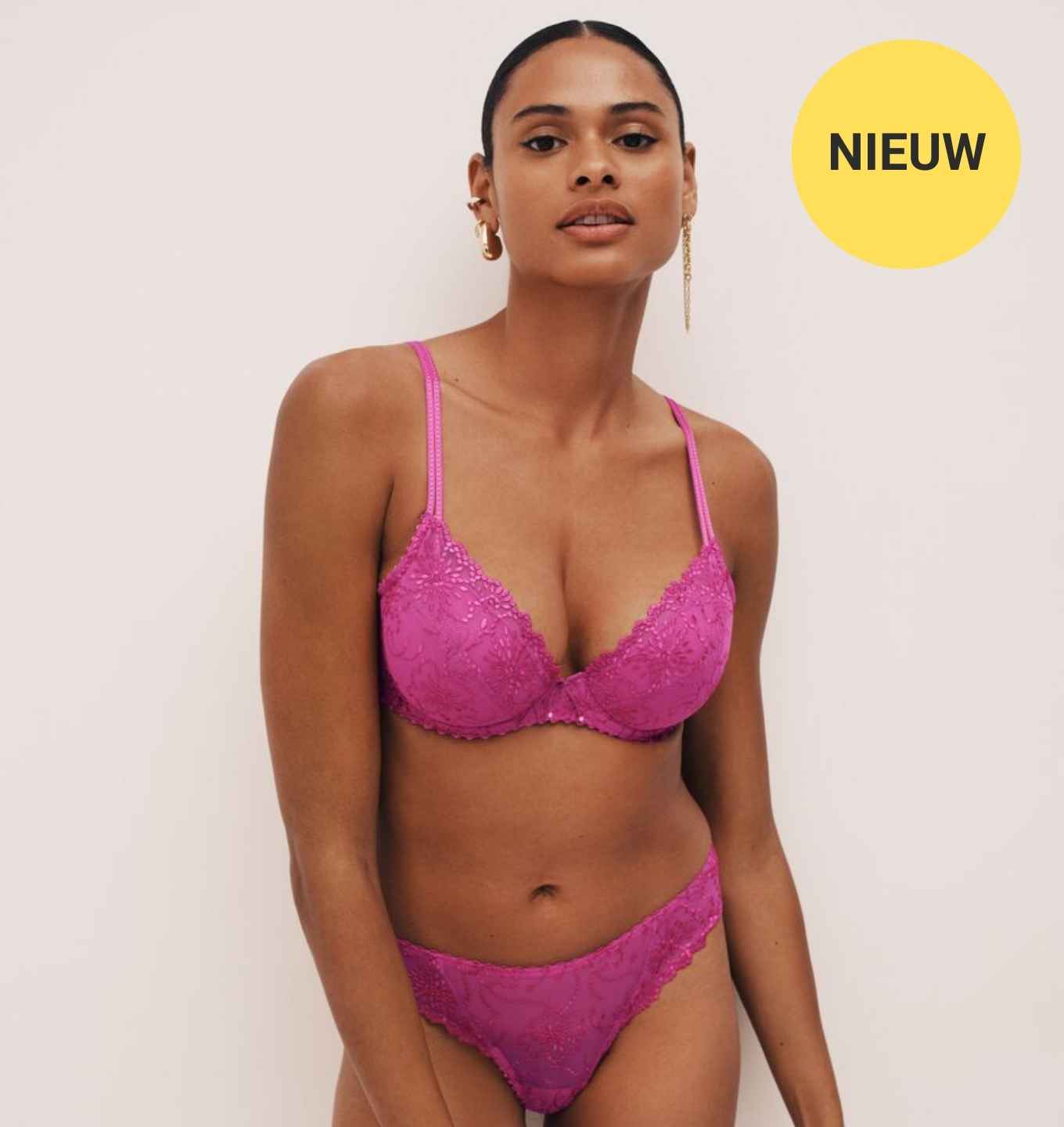 Nieuw: Marie Jo JANE Orchid Bliss push-up bh met uitneembare vulling (B-E)