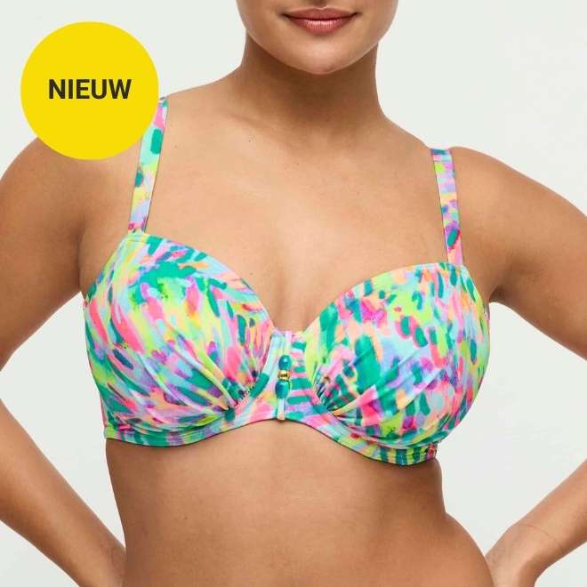 Prima Donna Swim DOUALA Impressionist Summer volle cup bikinitop (D-G)
