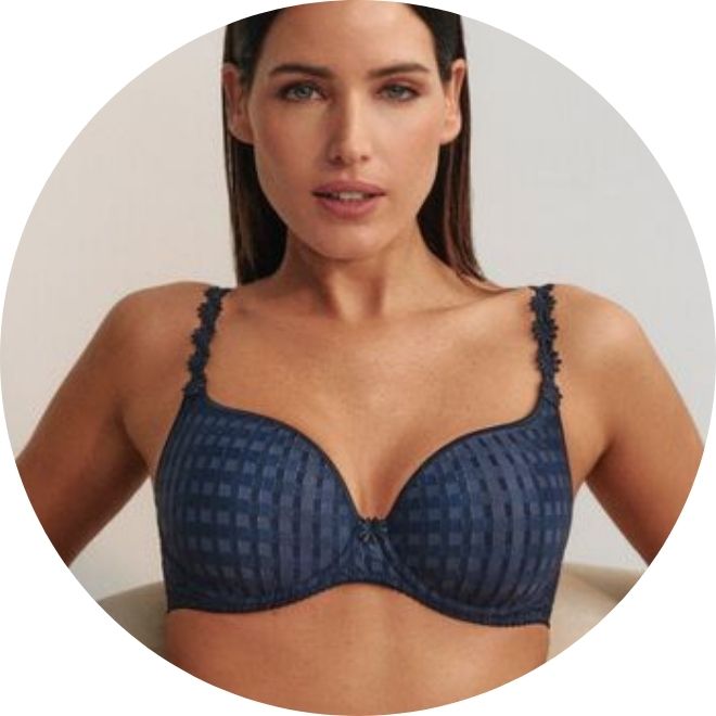 Marie Jo AVERO Velvet Blue voorgevormde bh hartvorm (B-E)
